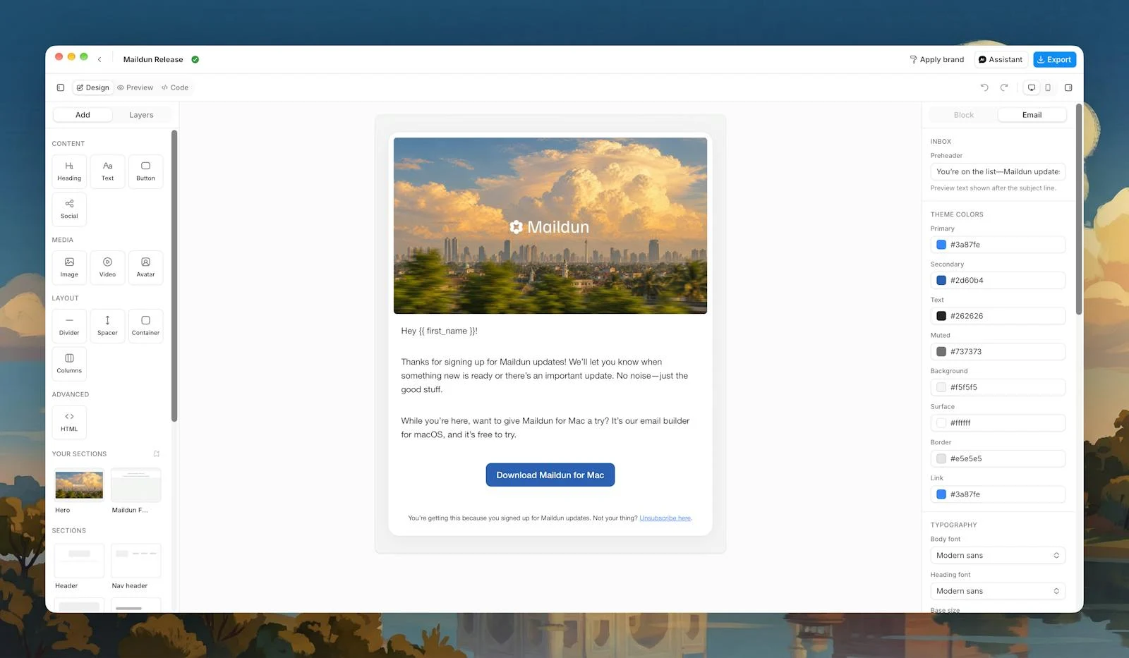 Maildun for Mac screenshot 2