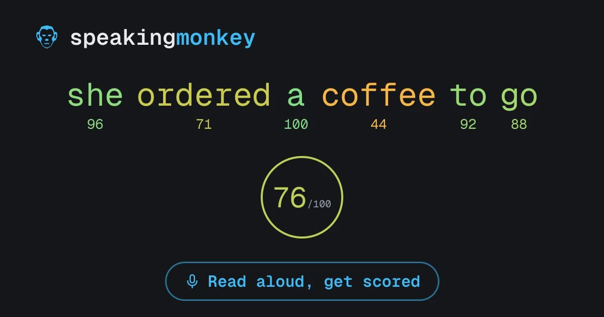 SpeakingMonkey preview