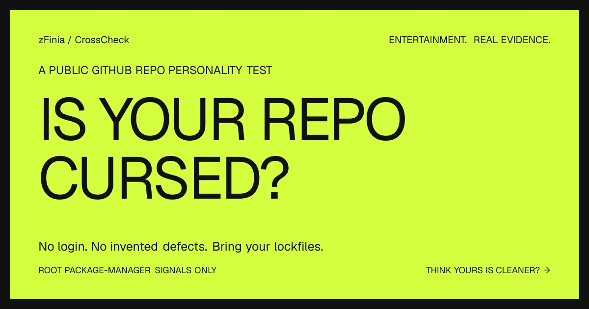 CrossCheck Quick Scan preview