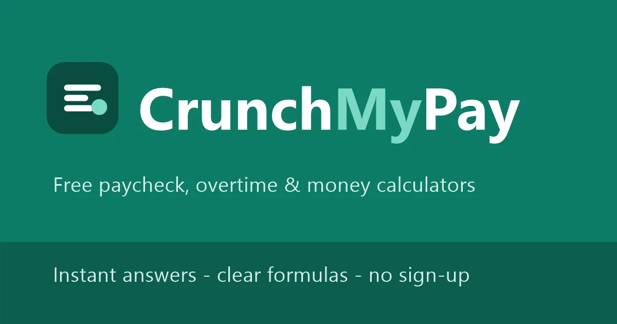 CrunchMyPay preview