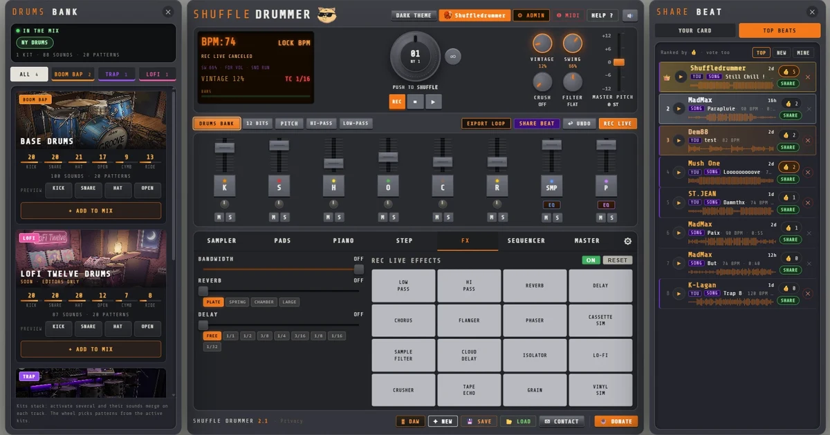 Shuffle Drummer preview