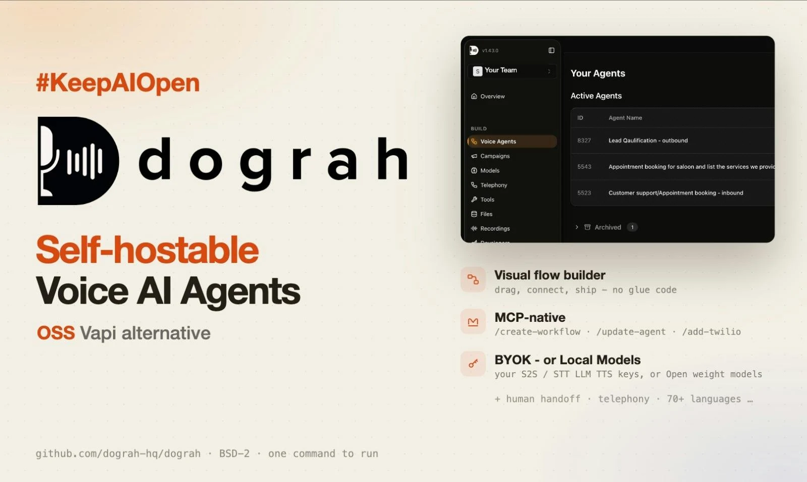 Dograh screenshot 1