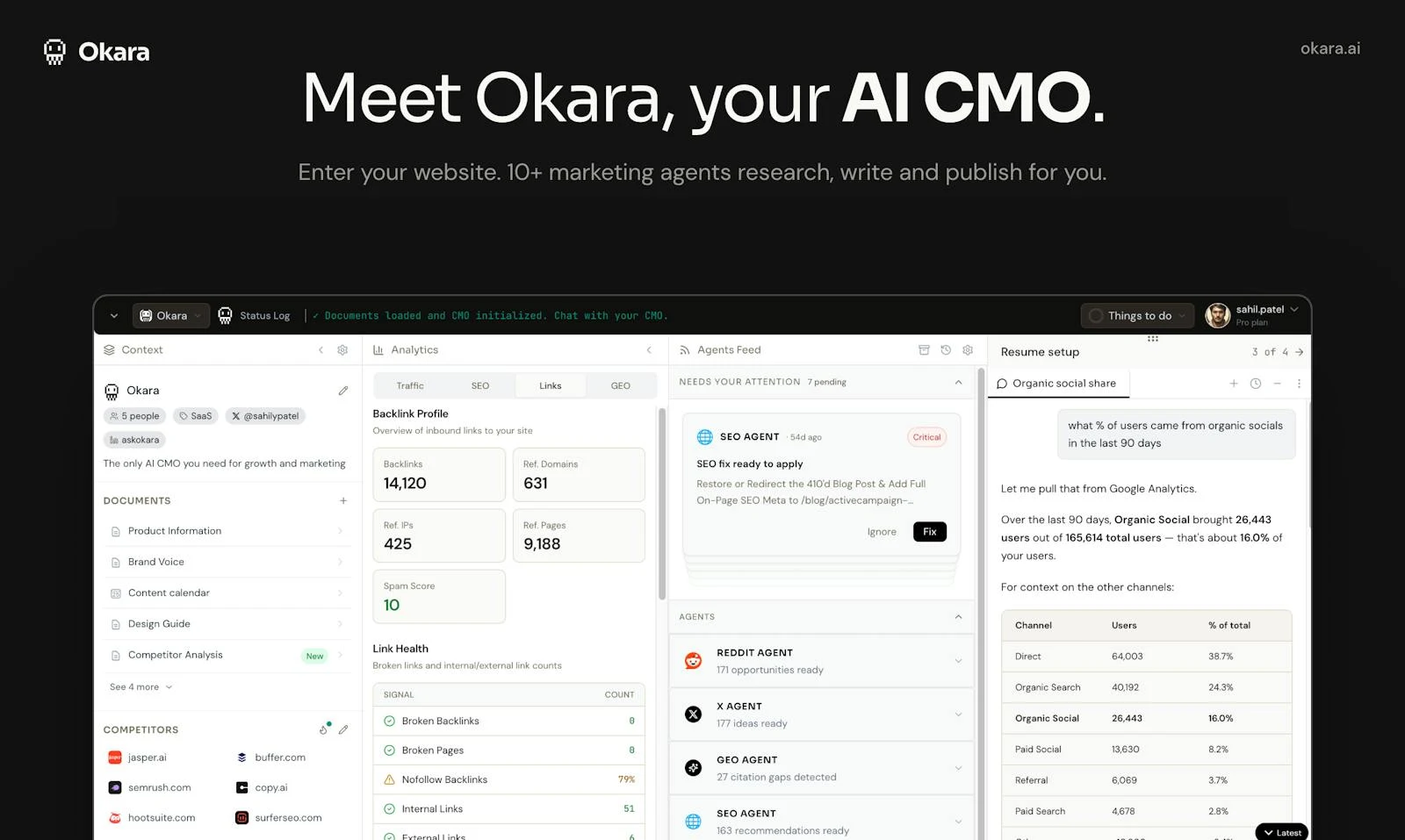 Okara screenshot 1