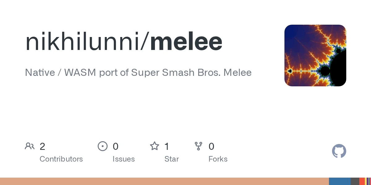 Melee (Native / WASM Port of Super Smash Bros. Melee) preview