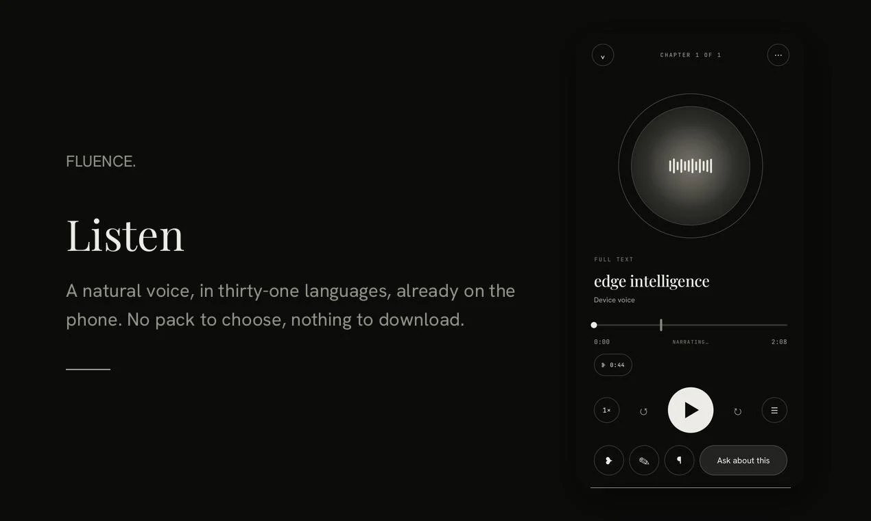 Fluence screenshot 1
