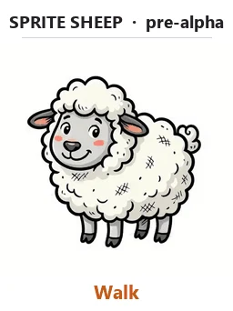Sprite Sheep preview