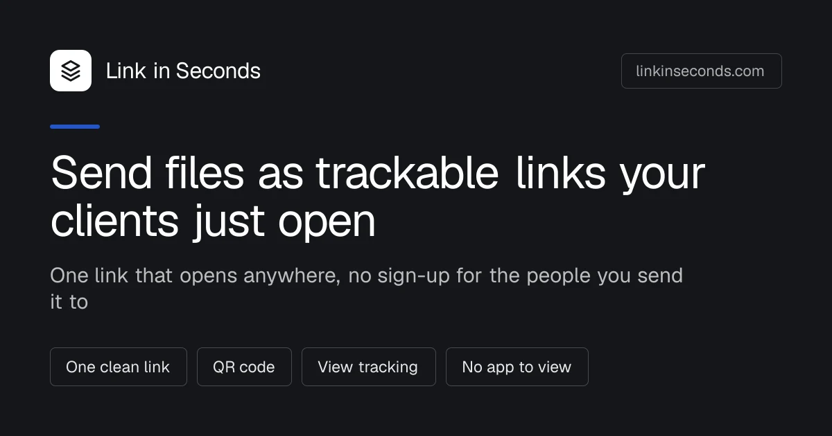 LinkInSeconds preview
