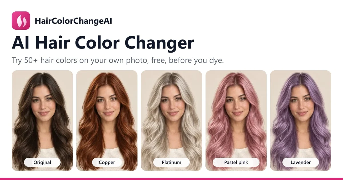 HairColor AI preview