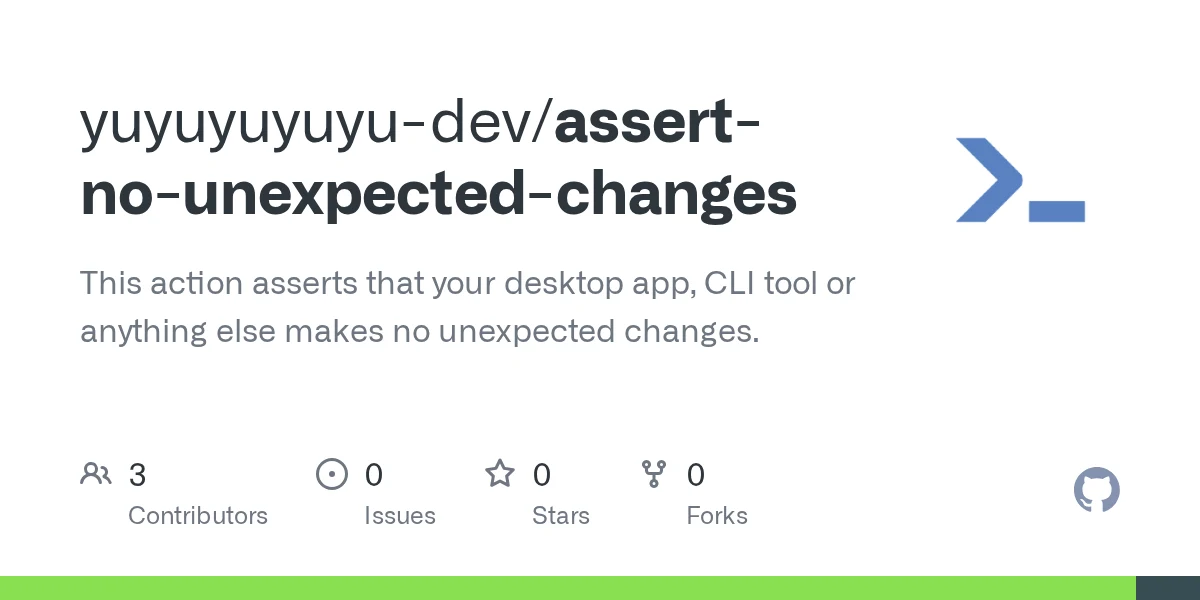 assert-no-unexpected-changes preview