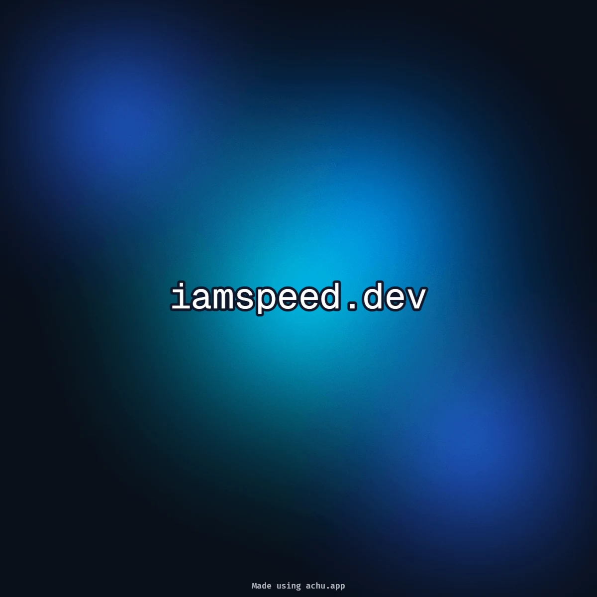 I am speed. LLM API Benchmark preview