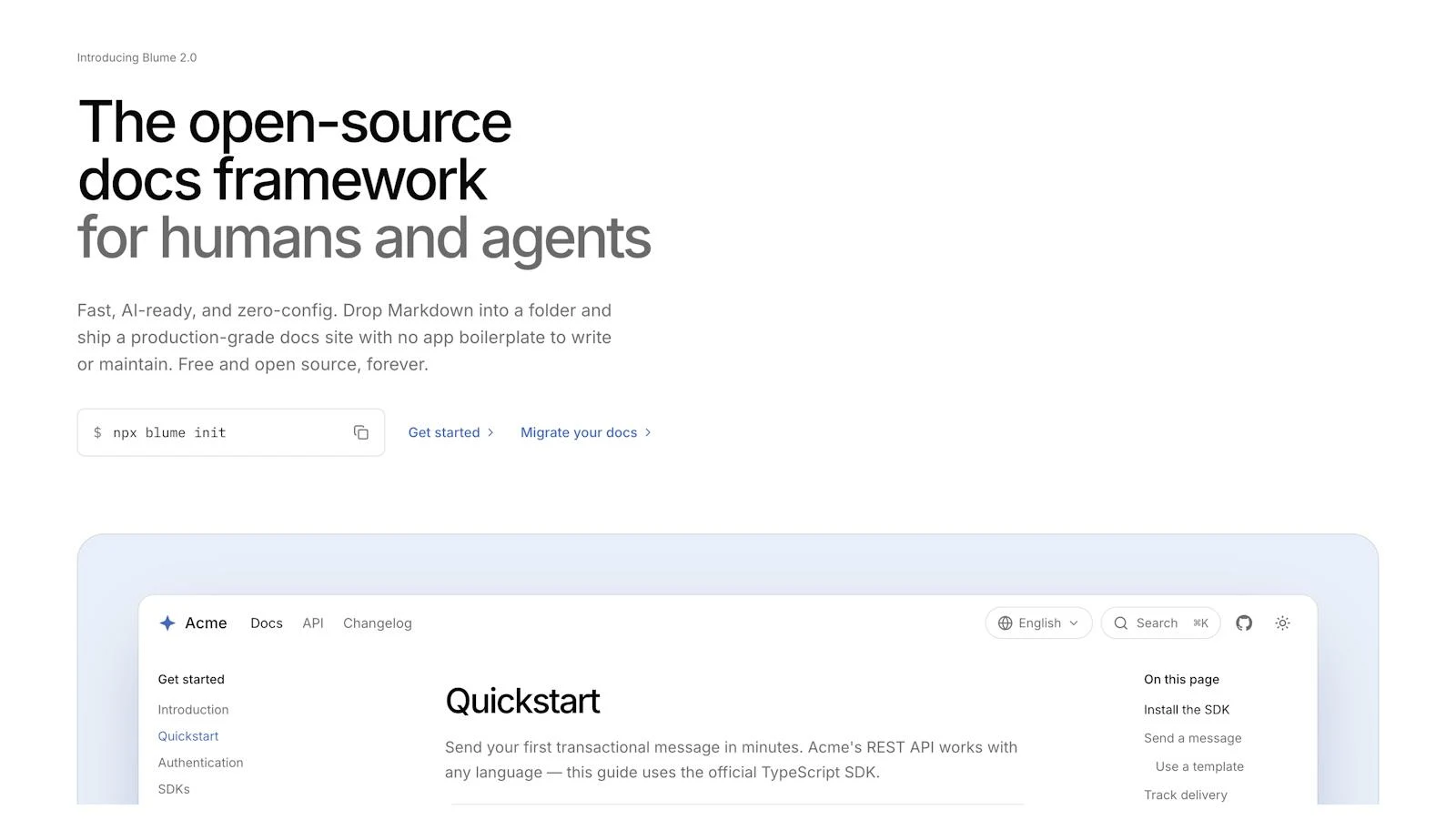 Blume 2.0 screenshot 1