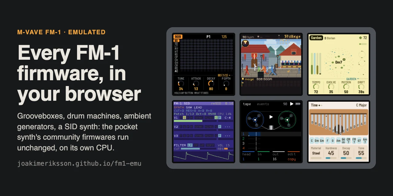 FM-1 Emulator preview