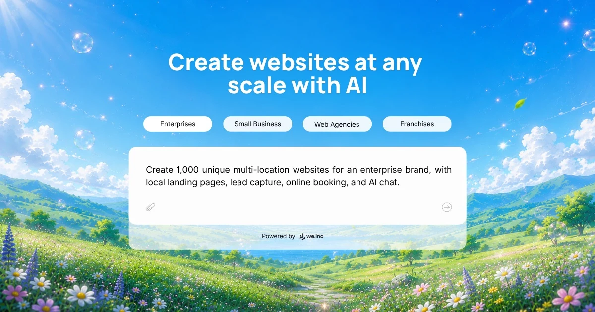 We.Inc Free Website Grader preview