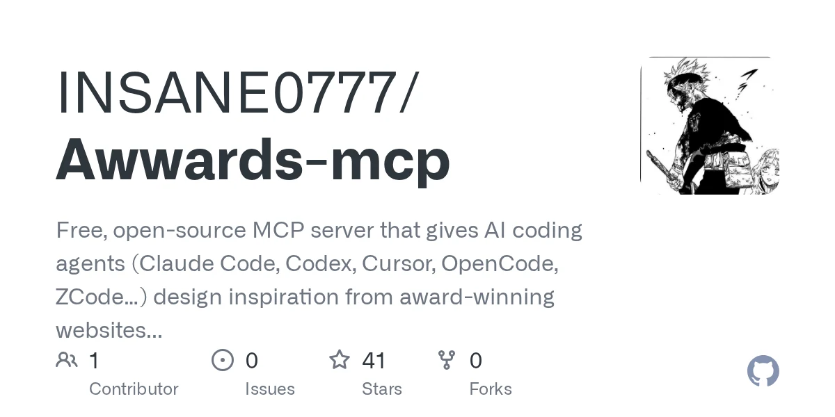 Awwards-mcp preview