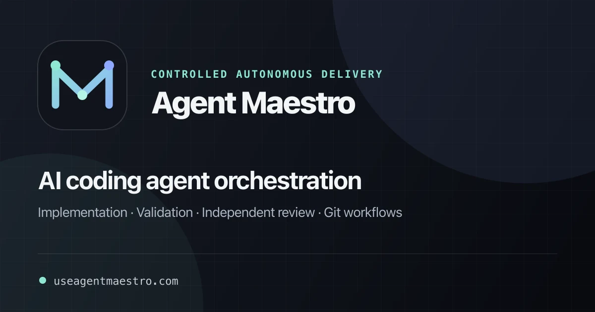 Agent Maestro preview
