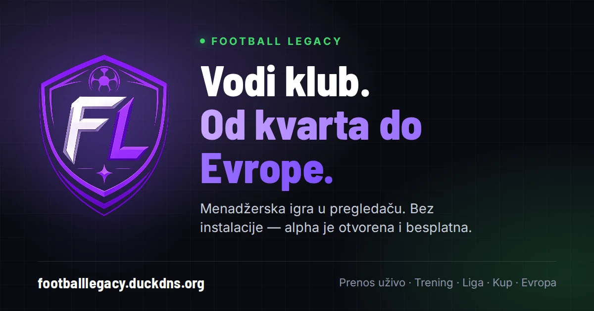 Football Legacy preview