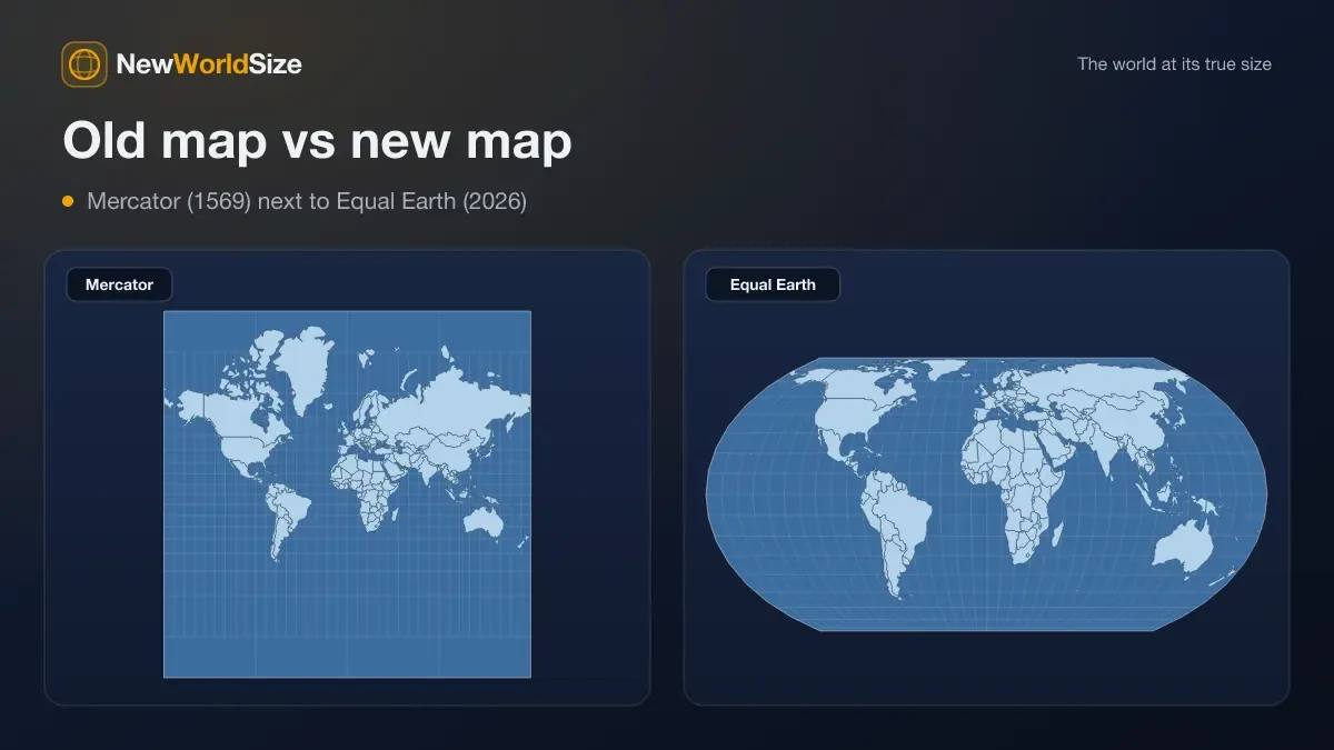 Old World Map vs New World Map preview