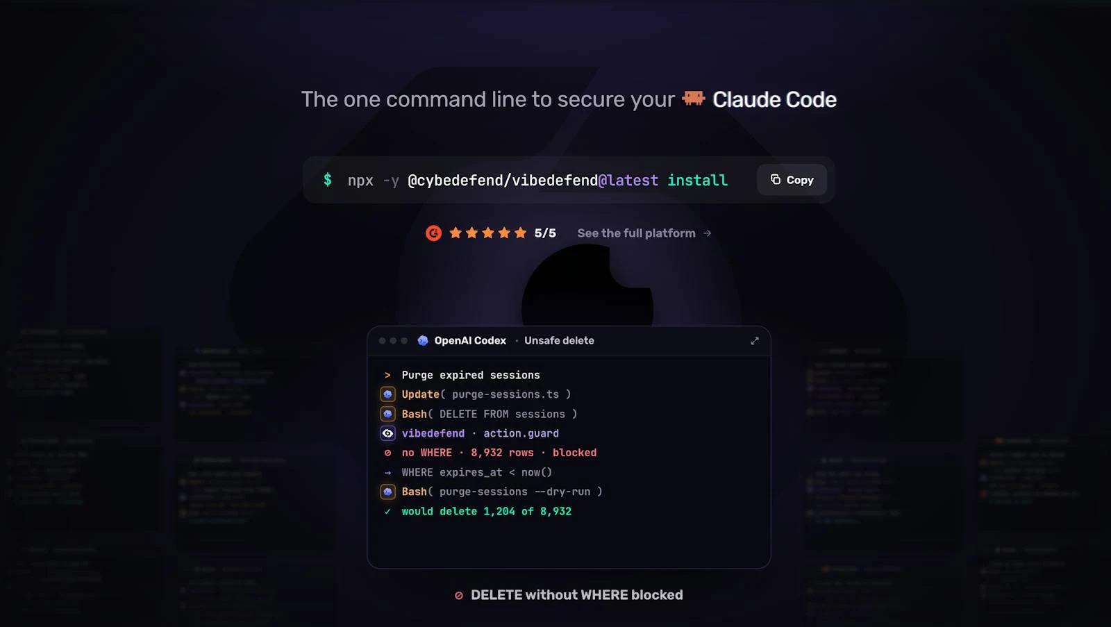 VibeDefend by CybeDefend screenshot 1