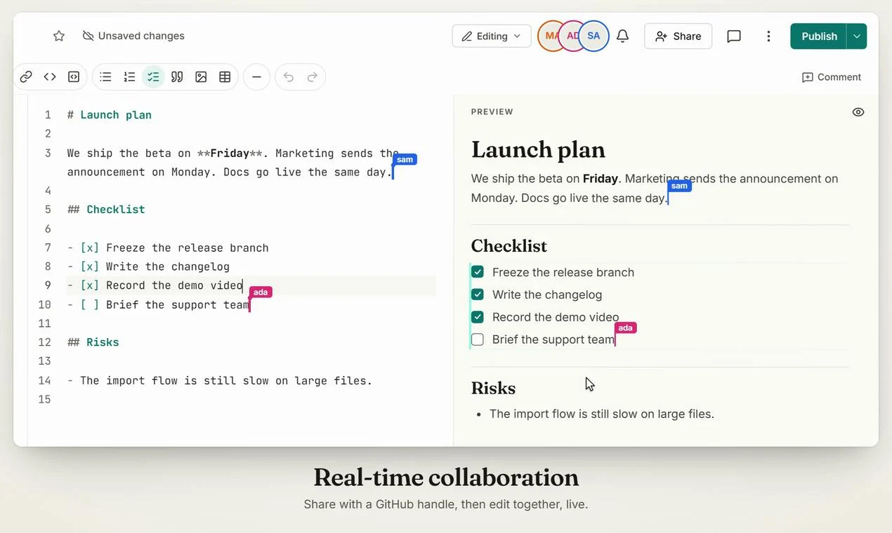 Markdoc screenshot 4