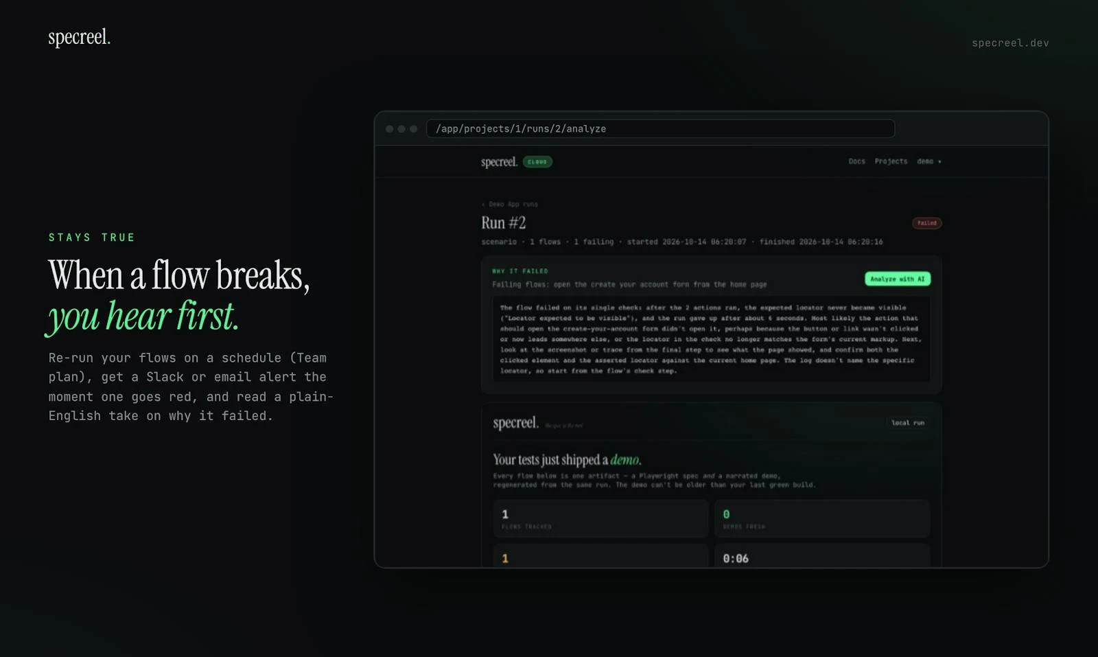 Specreel screenshot 3