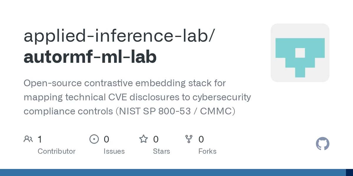AutoRMF ML Lab preview