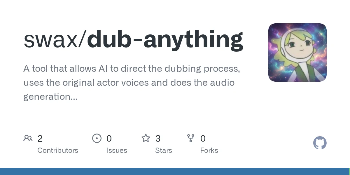Dub Anything preview