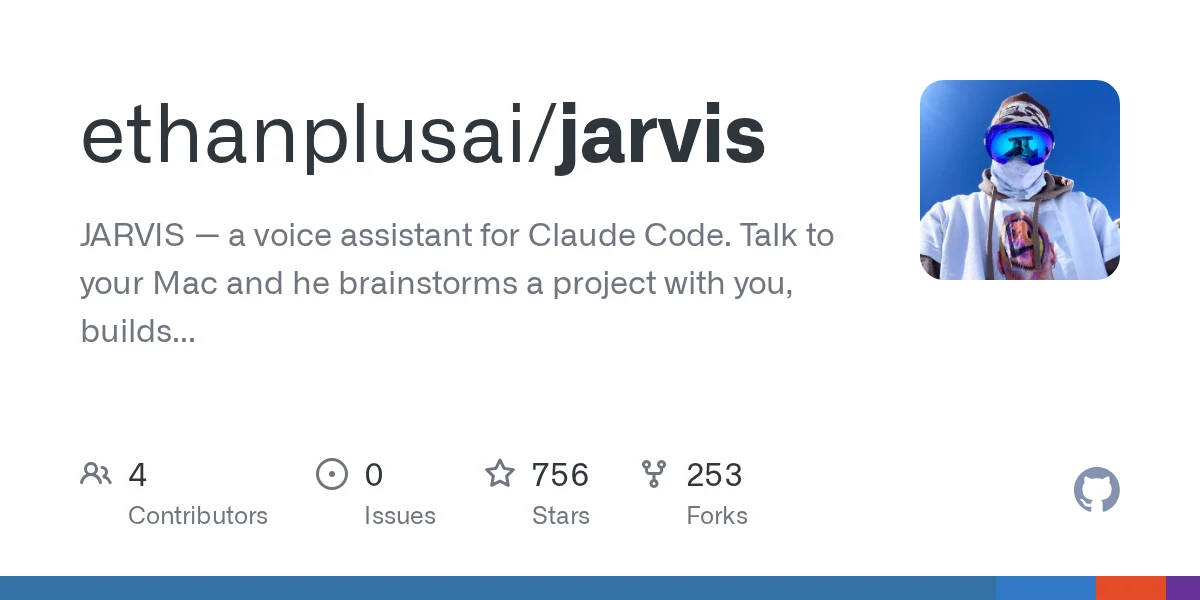 JARVIS — Voice Assistant for Claude Code preview