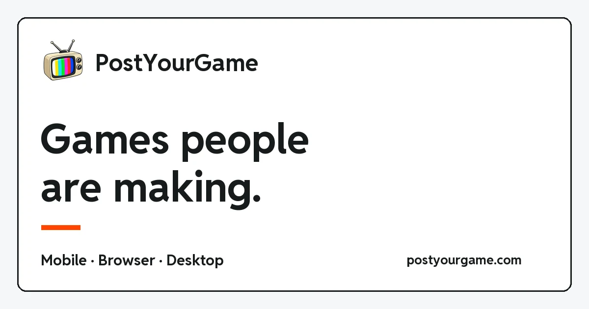 PostYourGame preview