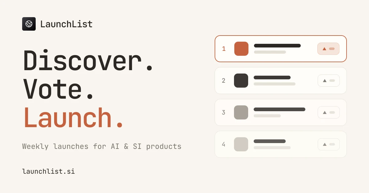 LaunchList preview