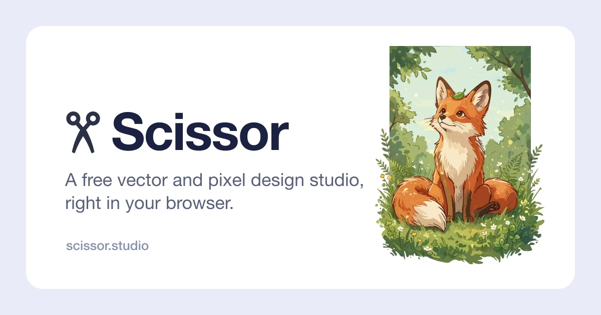 Scissor preview