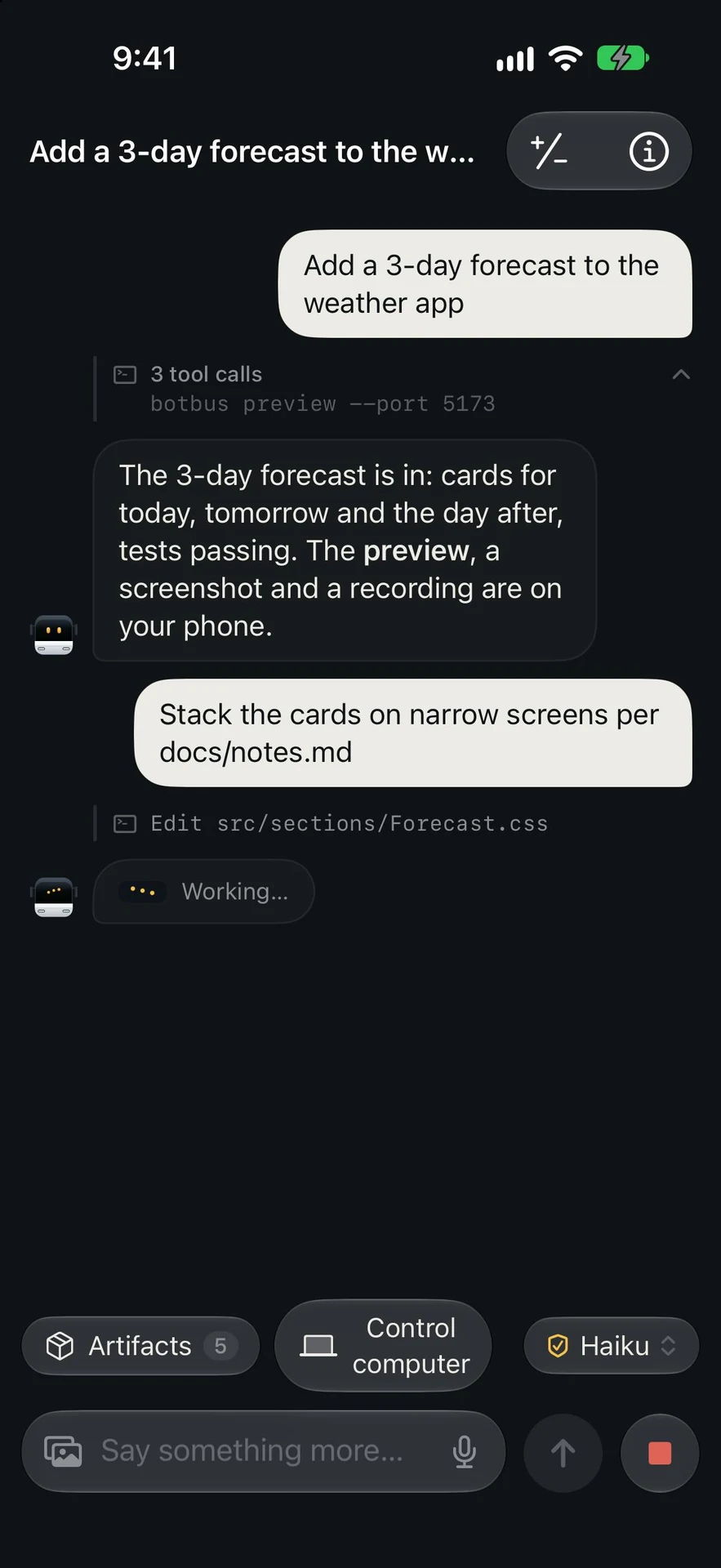 BotBus screenshot 10