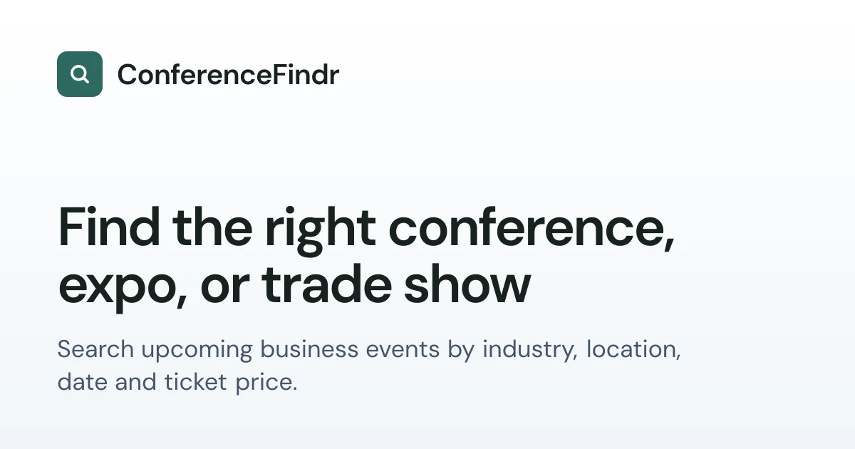 ConferenceFindr preview