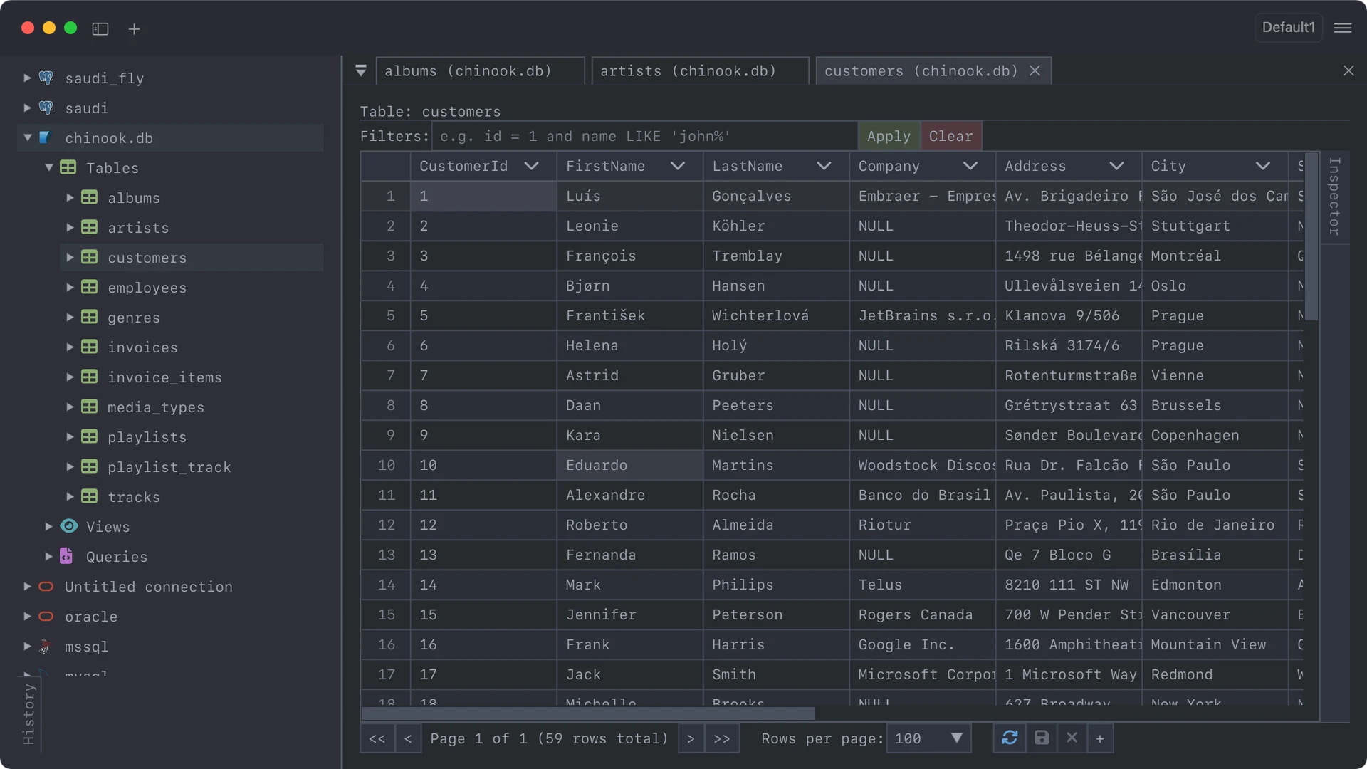 DearSQL preview