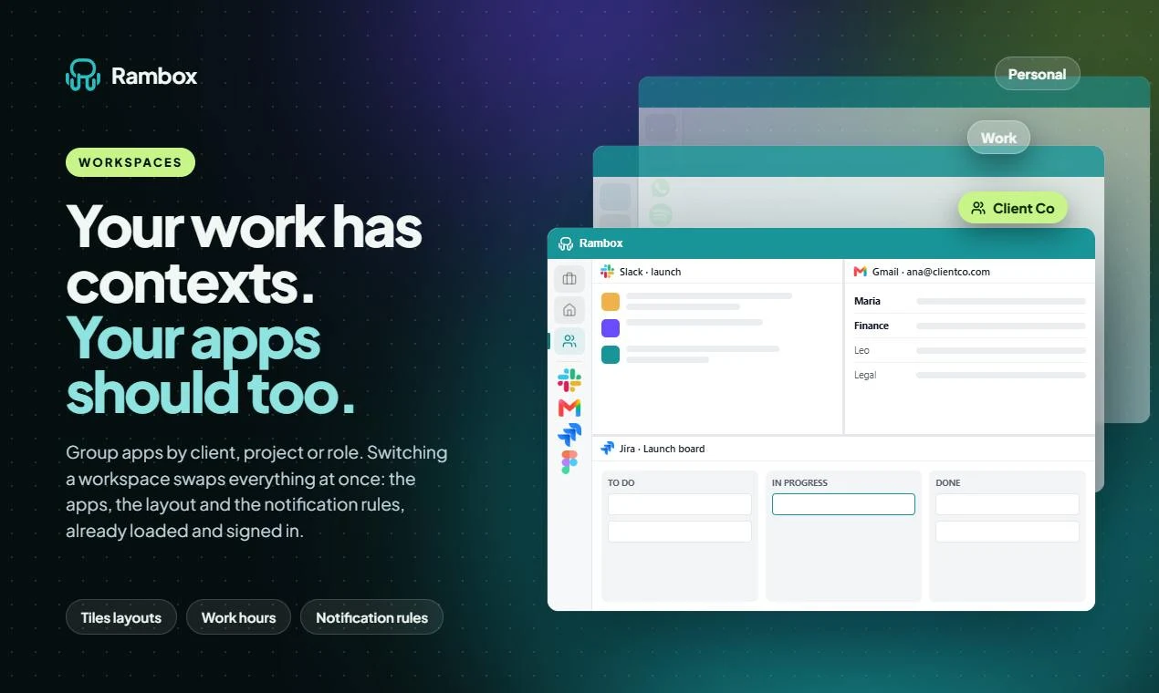Rambox screenshot 5
