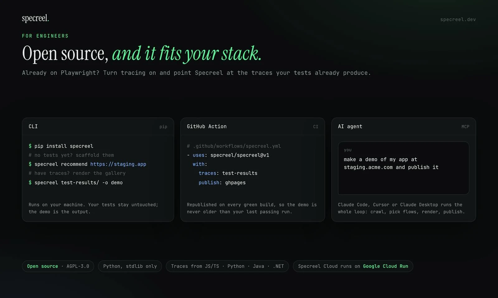 Specreel screenshot 5