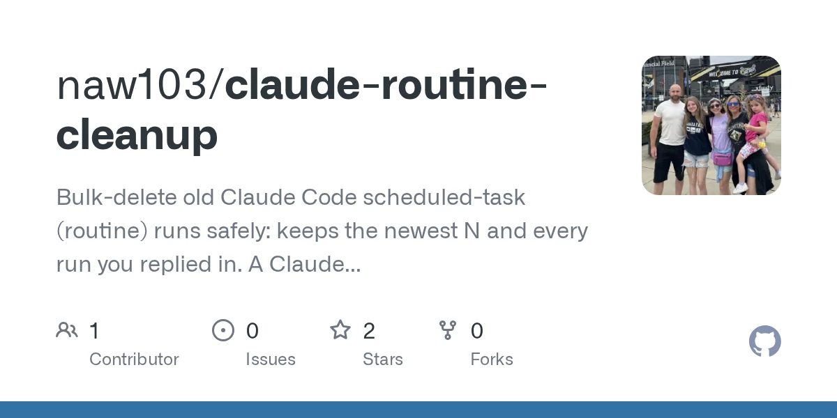 Claude Code Routine Session Cleanup Skill preview