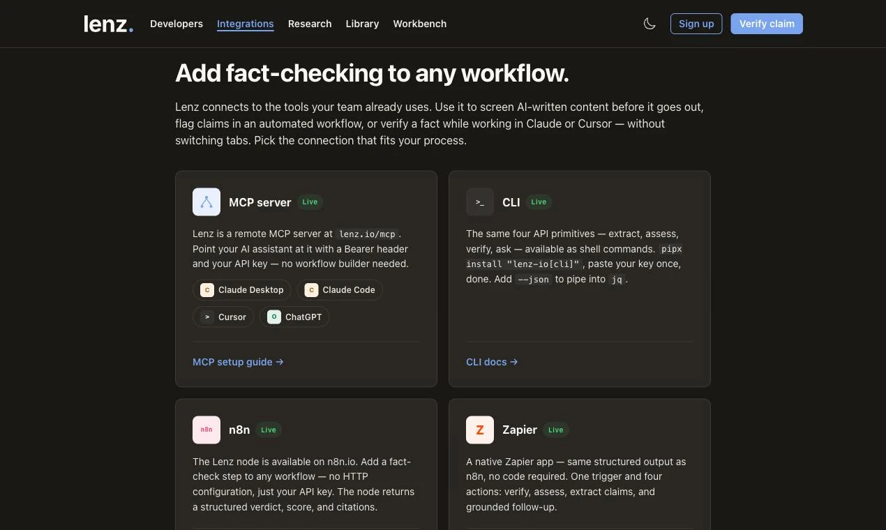 Lenz screenshot 4