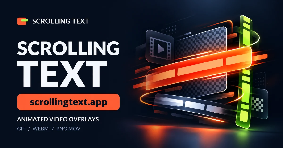 Scrolling Text Generator preview
