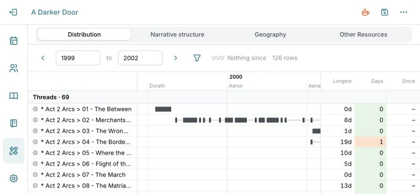 Narrathred screenshot