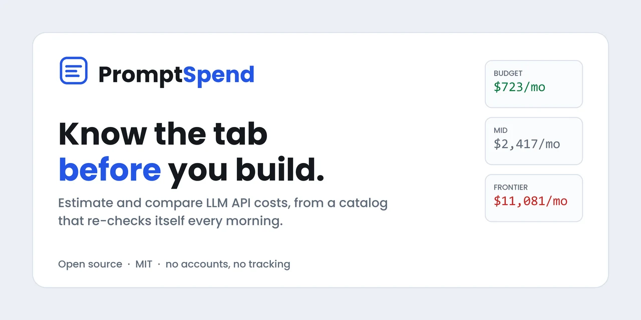 PromptSpend preview