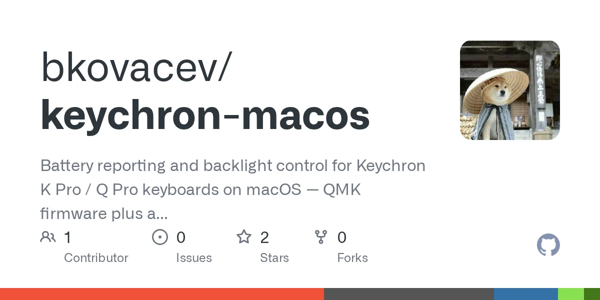 Keychron macOS Battery Life and Controls preview