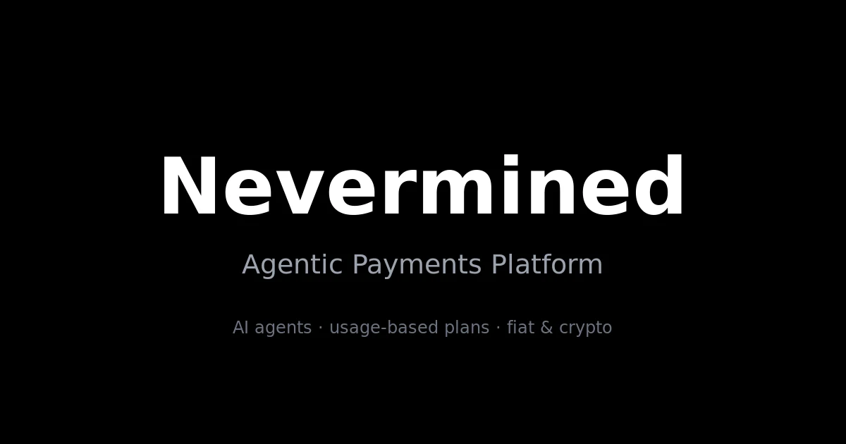 Nevermined preview