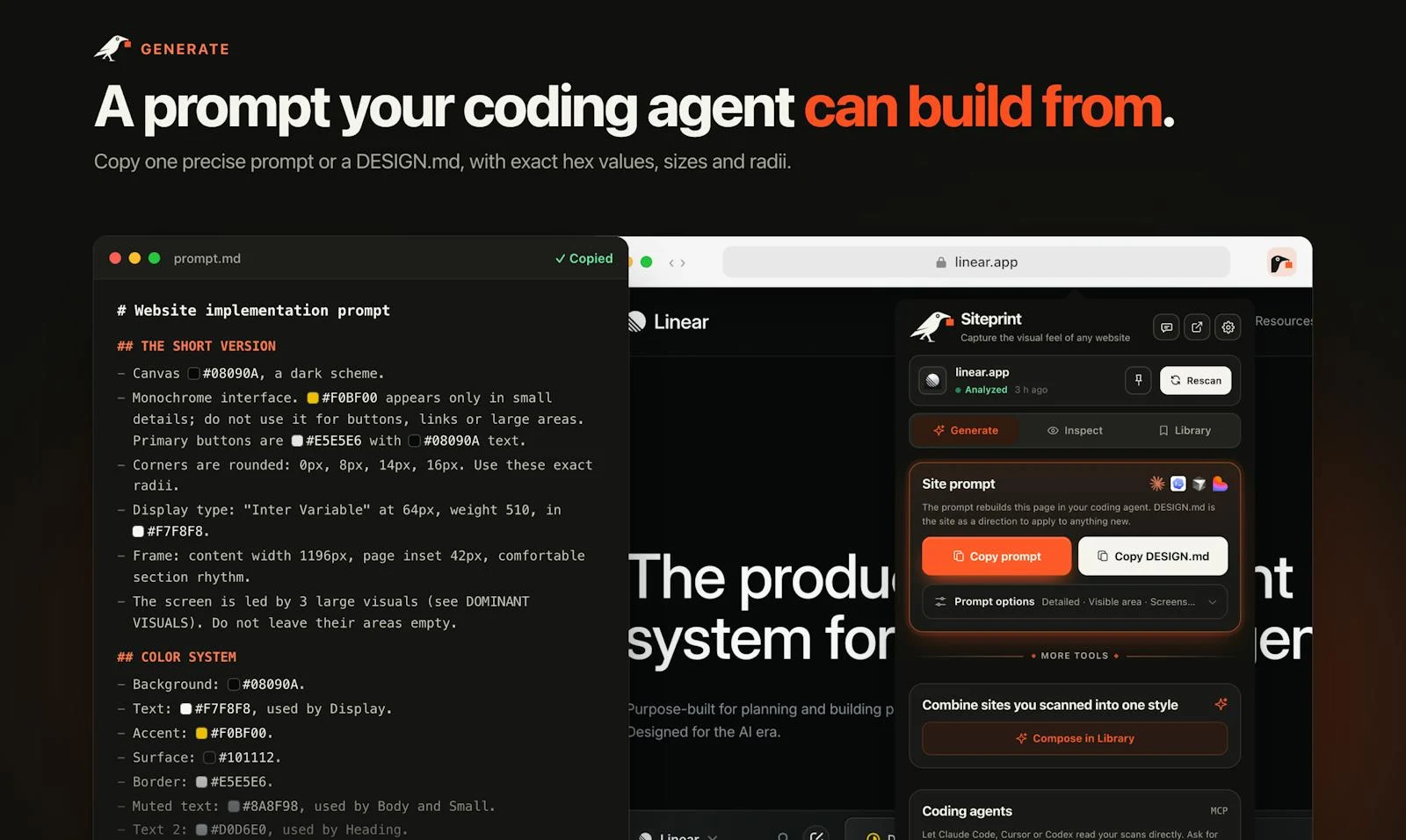 Siteprint screenshot 1