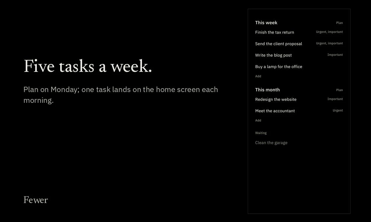 Fewer screenshot 3