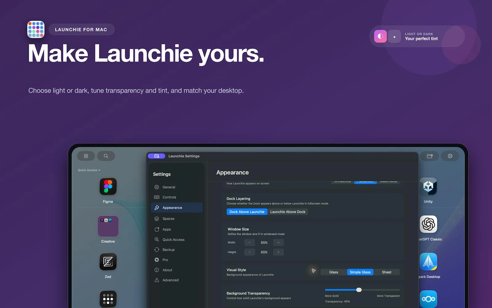Launchie 1.6.1 screenshot 1
