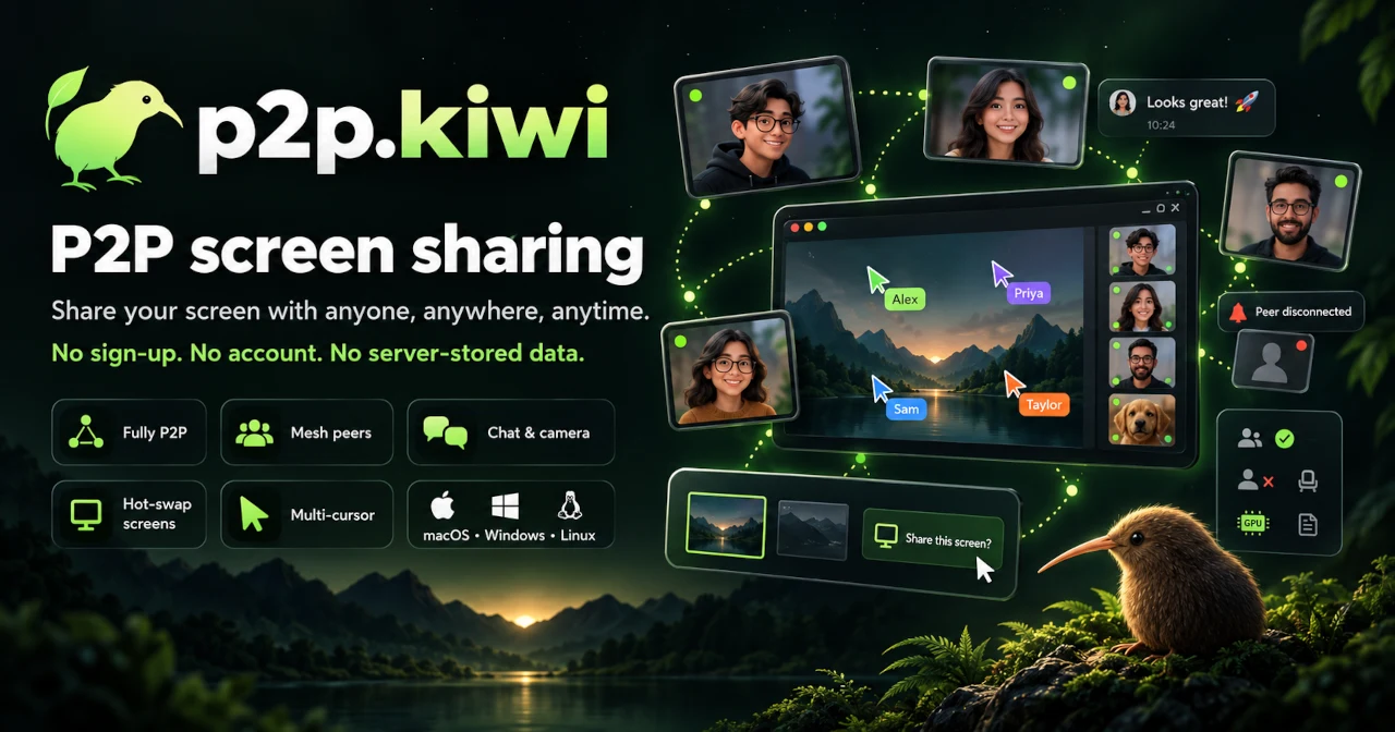 p2p.kiwi preview