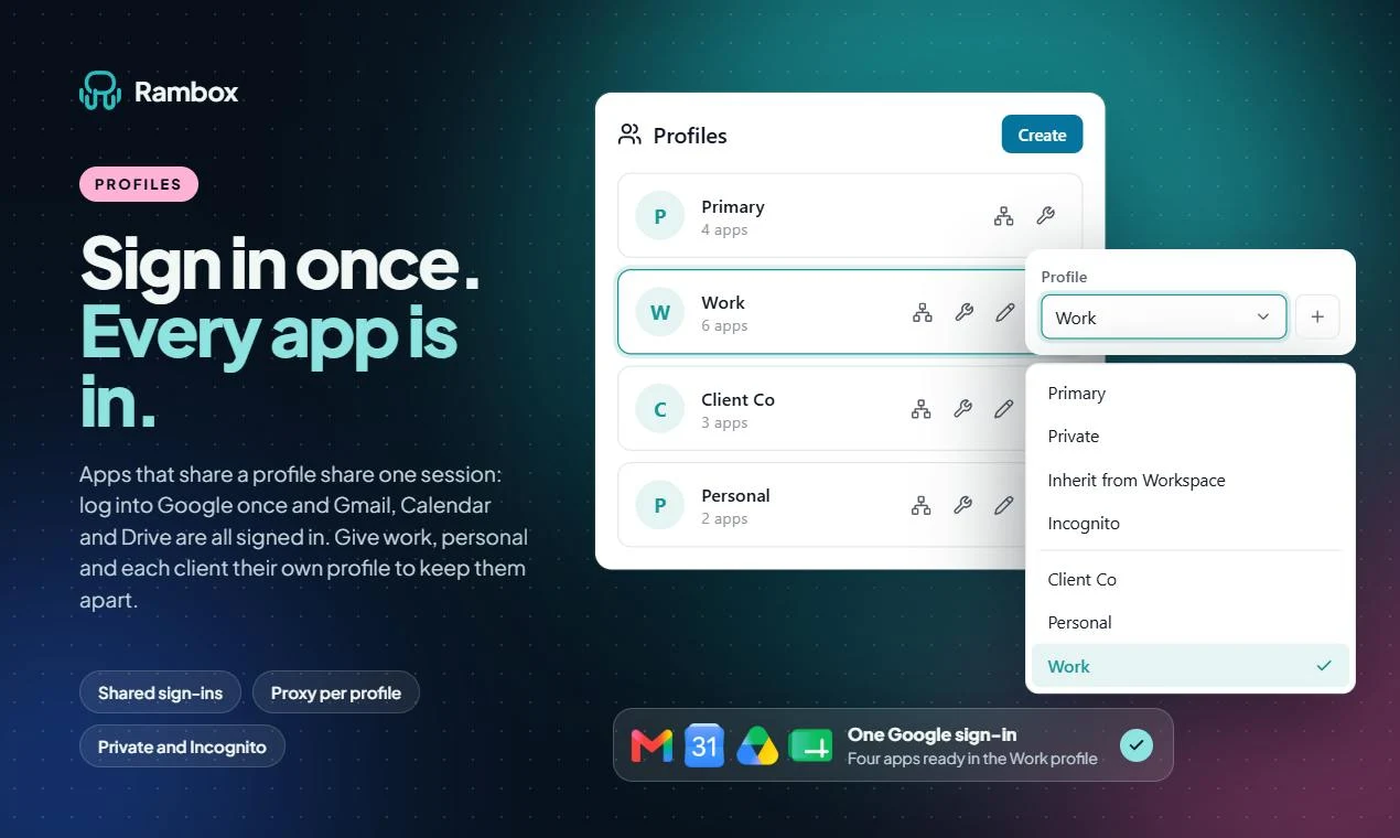 Rambox screenshot 6