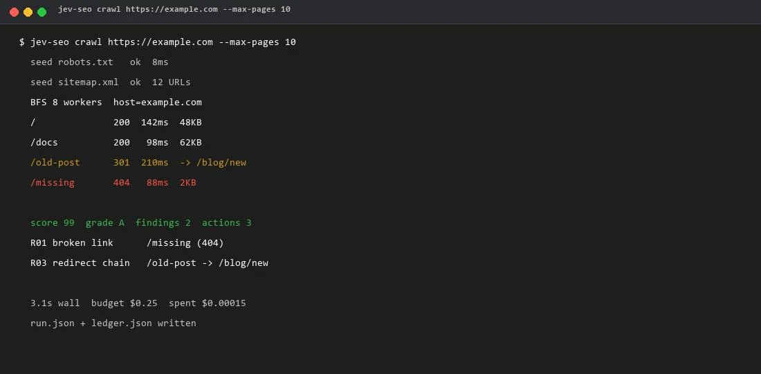 jev-seo screenshot 2