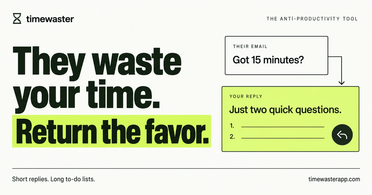 Time Waster preview