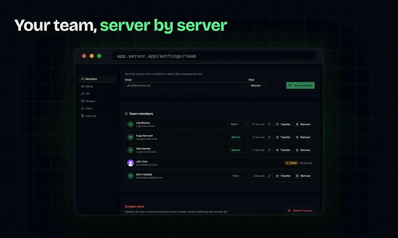Servor screenshot 5
